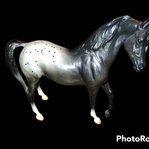 Breyer Black and White Speckled Horse